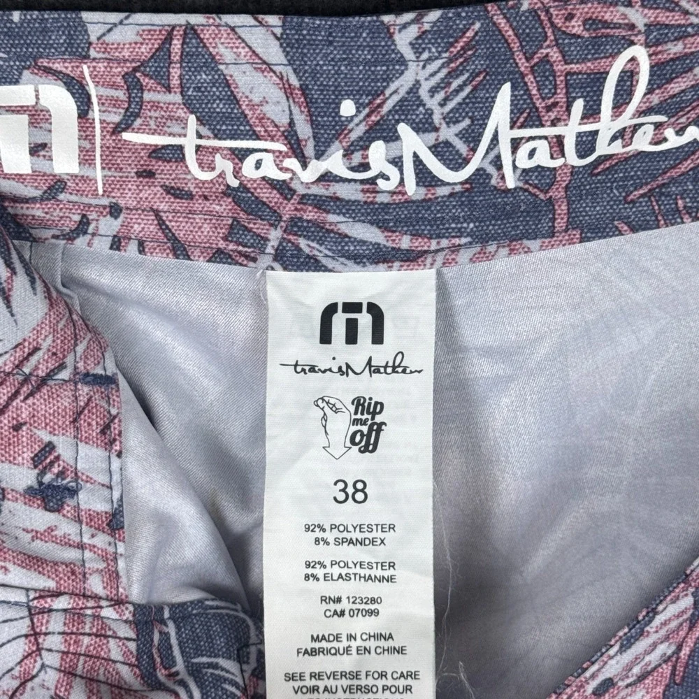 Travis Mathew Board Shorts Mens 38 Floral Swim Trunks Surf Bathing Foot The Bill